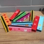 Nhạc cụ hai hàng nhạc cho trẻ em bé bằng gỗ sơn màu hòa tấu 16 lỗ khai sáng giáo dục sớm đồ chơi giáo dục phụ huynh-trẻ em đồ chơi thông minh