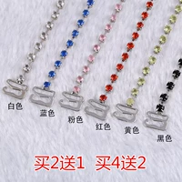 Mùa hè rhinestone dây đeo vai vành đai trong suốt vô hình vành đai áo ngực với đồ lót mỏng với kim cương có thể được tiếp xúc với dây đeo vai màu áo ngực vành đai day ao lot