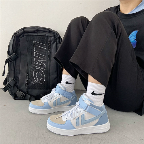 Морская соль, высокая обувь, кроссовки, коллекция 2021, тренд сезона, в корейском стиле