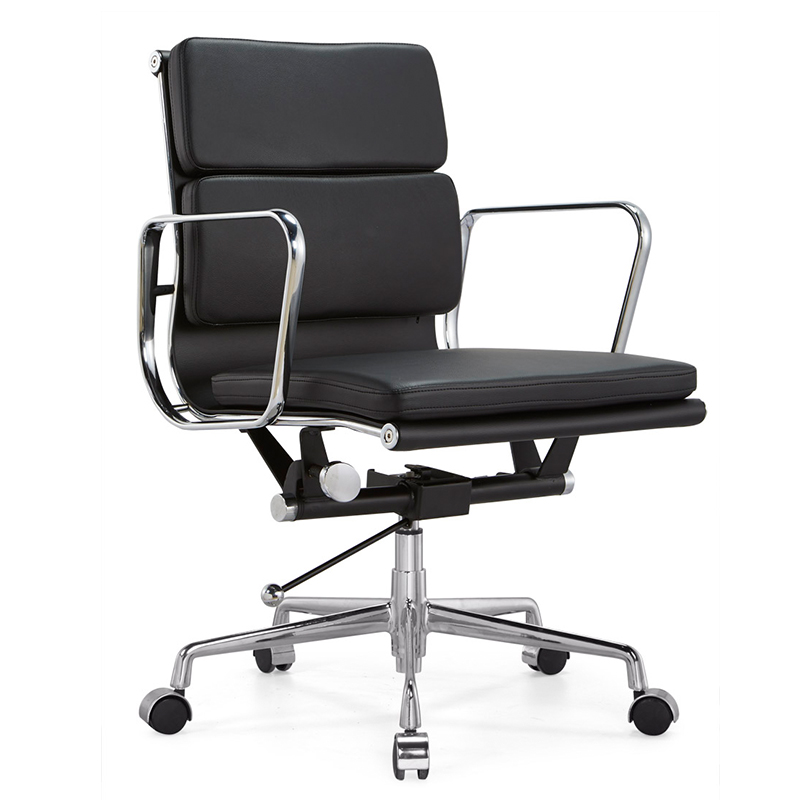 Black high-quality leather (aluminum alloy bright feet)