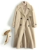 38 [chống mùa bán] phía trước với alpaca nhung Albaka handmade hai mặt áo cashmere coat Áo len lót đôi