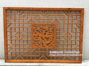 Dongyang khắc gỗ rắn gỗ 卯 榫 cấu trúc chạm khắc phân vùng màn hình thông 榆 gỗ hoa cửa sổ giày hiên