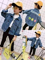 Áo khoác trẻ em 2019 phiên bản mới của Hàn Quốc cho trẻ em phiên bản lỏng của áo khoác denim đại dương - Khác quần áo trẻ em đẹp