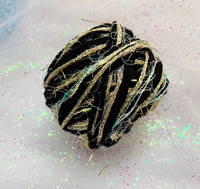 Золотая шелковая волосатая черная модель около 190 граммов