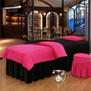 Đúp chính tả ab phiên bản pha lê nhung vẻ đẹp ấm áp trải giường bốn bộ massage dầu gội sản phẩm giường hoa hồng đỏ chiến đấu đen