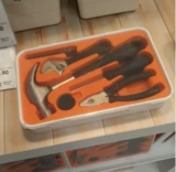 Ikea, набор инструментов, комплект, молоток, отвертка, плоскогубцы, гаечный ключ, 17 шт, тигр