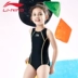 Li Ning 2018 đồ bơi trẻ em mới cho học sinh chuyên nghiệp áo tắm tam giác Xiêm đồ bơi bé gái Bộ đồ bơi của Kid