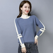 Phiên bản Hàn Quốc của áo len nữ nhỏ thời trang nước hoa ngọt ngào Slim dài tay mùa thu cho thấy áo len Ruili thẳng thẳng - Áo len thể thao / dòng may