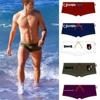 Quần bơi nam thời trang eo thấp Căng thẳng mượt Quần short nam boxer quần bơi bó sát quần bơi nam speedo