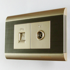 Розетка TV+телефон