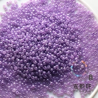 Boshan Liuli Beads 2 мм фиолетовый турмалиновый пурпурный лотос цвет светлый фиолетовый рис жемчуг 3 Yuan/2000 Diy Tassel Вышивка
