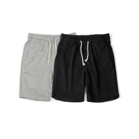 RADIUM đơn giản màu rắn cotton dệt kim năm điểm quần thể thao Tide thương hiệu Nhật Bản cùng một đoạn quần dệt kim quần jean nam hàng hiệu