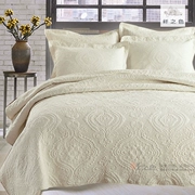Quilting màu rắn retro cao cấp được bao phủ bởi bông giặt trải giường ba bộ điều hòa không khí đôi là [màu sợi]