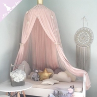 Milky vườn tùy chỉnh ins Bắc Âu cô gái tim giường 幔 dreamy 幔 幔 trẻ em trang trí phòng lưới lều