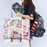 Túi du lịch ở nước ngoài nam Hàn Quốc phiên bản của không thấm nước công suất lớn du lịch nội trú túi hành lý xách tay nữ gấp túi du lịch xách tay