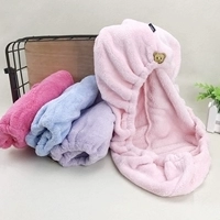 Японское полотенце для волос, милая быстросохнущая сухая детская шапочка для душа для взрослых
