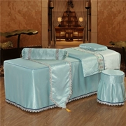 Các gia đình mới bốn bông salon bedspread vẻ đẹp vẻ đẹp dành riêng cao cấp châu Âu massage sang trọng bedspread màu đơn giản - Trang bị tấm