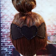 Nữ lớn tóc ngắn gãy dài lạnh vô hình tóc dính đầu trang sức dán clip cá tính Velcro - Phụ kiện tóc