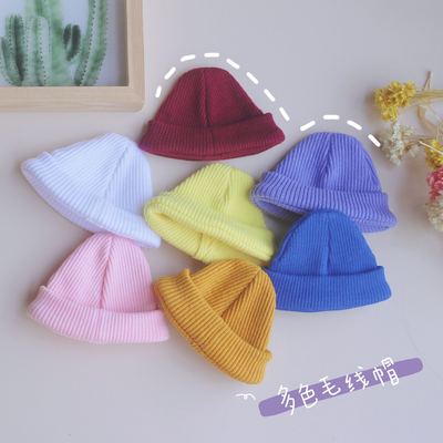 taobao agent Woolen doll, universal hat, hair accessory, scale 1:6, children's clothing