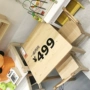 IKEA mua trong nước Barn Carras Bàn ghế trẻ em 2 bàn ghế gỗ cho trẻ em rắn và viết - Phòng trẻ em / Bàn ghế ghế nhựa đẹp trẻ em