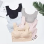 Nhật Bản vẫn yên tâm sản xuất đồ lót nữ liền mạch không vòng thép bọc ngực áo vest thể thao yoga ngủ áo ngực áo bra có đệm