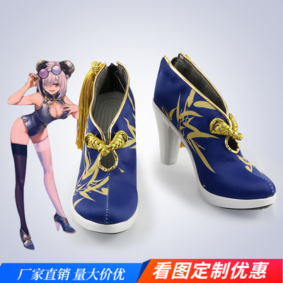 taobao agent Tomorrow's Ark Anti -Hotel Foods Iron Beast Cheongsam fan cosplay shoes cos shoes to draw