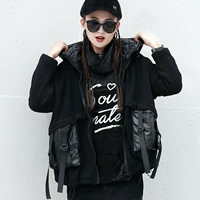 Áo khoác len cashmere nữ mùa thu đông 2018 phiên bản Hàn Quốc mới nhất của xu hướng nữ khâu dây kéo áo khoác len nữ - Áo Hàn Quốc áo măng tô nữ kẻ caro