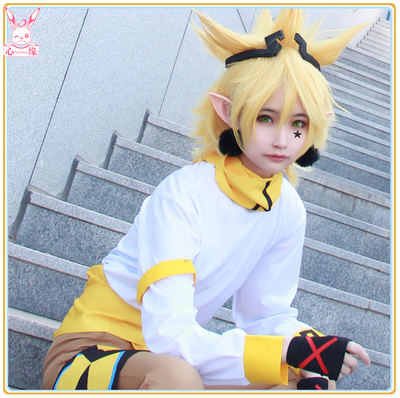 taobao agent Give the ear bump cosplay Lol anime character Gadrose world cos clothing men's and female clothing wigs