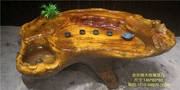 Bộ ấm trà bằng gỗ rắn Jinsi Nanmu gốc khắc bàn trà nhà ban công Kung Fu bộ trà gốc cây trà Haigen khắc bàn cà phê - Các món ăn khao khát gốc