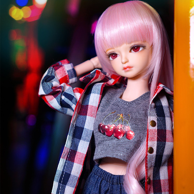 taobao agent Mail Club BJD Doll SD doll 4 -point female doll suit Daddy eyeball wigs change baby finished early summer