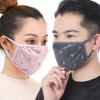 Модная хлопковая милая удерживающая тепло дышащая дыхательная медицинская маска для взрослых, в корейском стиле