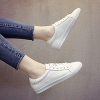 Универсальная белая обувь для отдыха, кроссовки, 2023, из натуральной кожи, в корейском стиле