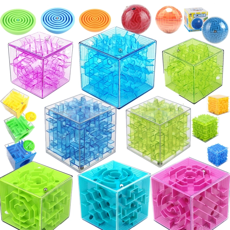 Cube mê cung đồ chơi bóng khối lập phương 3D bóng ma thuật ba chiều bộ não mạnh nhất với trí thông minh của trẻ mẫu giáo - Đồ chơi IQ