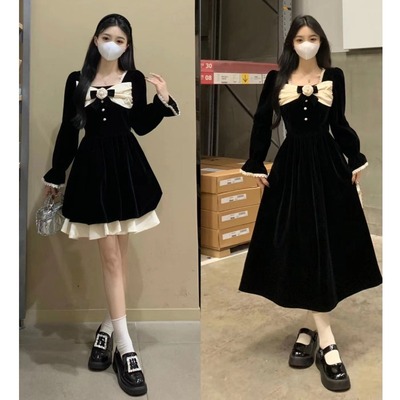 taobao agent Dress, plus size, french style, fitted