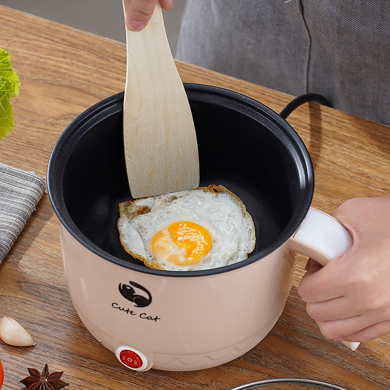 Bếp điện ký túc xá sinh viên bếp trứng hai lớp công suất lớn tủ hấp trứng chiên ký túc xá tạo tác chảo điện nhỏ 1 người 2 - Nồi trứng
