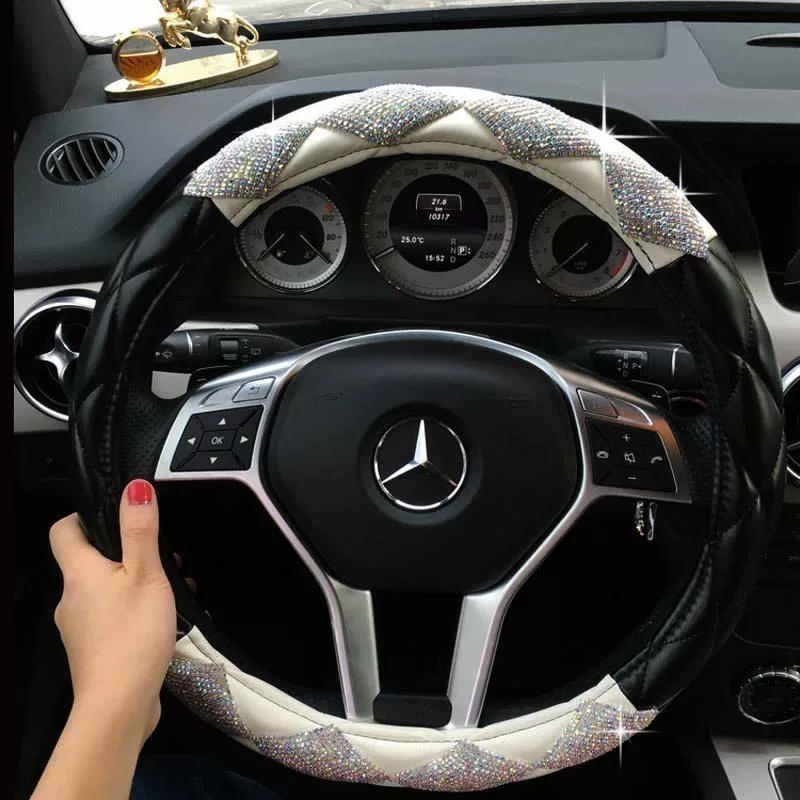 Новый чехол на рулевое колесо Mercedes-Benz CLA класса/C200L/GLC класса/E260/GLA300 упакованный бриллиант типа D