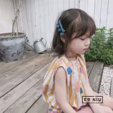 Er Niu. Корейские детские ювелирные ювелирные изделия для девочек Мао. Плоская плоская цветочная утка с оба оба личных температурных аксессуара