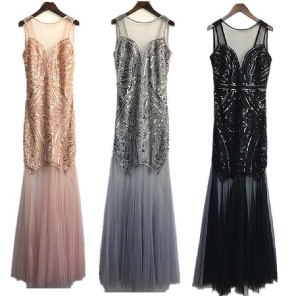 Длинное вечернее платье, модная юбка, крой «рыбий хвост», 2020, городской стиль, облегающий крой