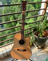 Новая 41 -килограммовая гитара с одним бортом Yunshan Electric Box с 4 секциями EQ All Roses Back -Shide Plate Folk Guitar