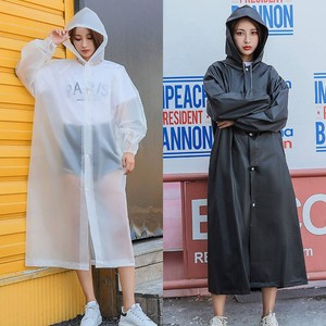 时尚雨衣外套男女加厚成人便携防水户外旅游连体通用非一次性雨披