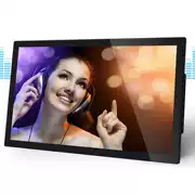 HNM 17-inch 19-inch 22-inch độ nét cao khung ảnh kỹ thuật số album điện tử quảng cáo 1080p với HDMI 19 inch màu đen - Khung ảnh kỹ thuật số