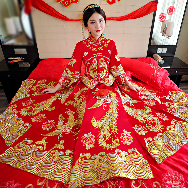 Китайские свадебные платья традиционные