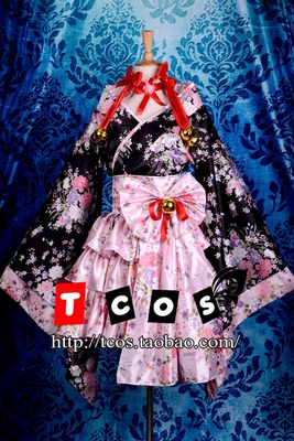 taobao agent Black fuchsia tonic, clothing, cosplay, Lolita style