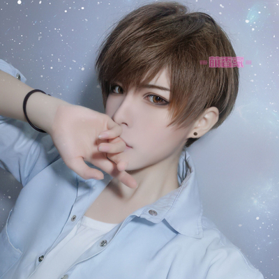 taobao agent Mengxiang's cos love and producer Bai Qi cosplay wigs and men's handsome spot