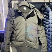 Li Ning 2018 mùa đông nam có thể tháo rời mũ gió thể thao ấm áp ngắn xuống áo khoác cotton quần AYMN243 003 - Thể thao xuống áo khoác