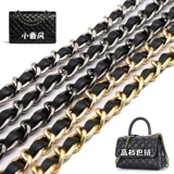 Сумка, цепь, аксессуары, металлические бретели, из натуральной кожи, в стиле Шанель