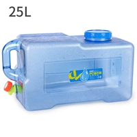 Наружный Sifang PC Car Pure Buckte Food -Пластиковый контейнер с портативным портативным водным резервуаром для воды 25 л.