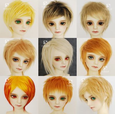 taobao agent 【Free shipping over 68】Thirty President Golden Yellow Mao Dou BJD Wig Uncle 3 points 4 minutes, 6 minutes, 8 minutes, 12 points