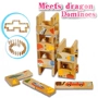 Chất lượng tuyệt vời Xuất khẩu sang Tây Ban Nha Động vật ghép hình Domino Ghép đôi Solitaire Nhận biết đồ chơi khối xây dựng đồ chơi domino xếp hình