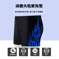 Đồ bơi nam boxer năm điểm quần chống mite kích thước lớn lỏng lẻo nhanh khô thiết bị đồ bơi kính bơi mũ ba mảnh phù hợp - Nam bơi đầm quần bơi nam tam giác